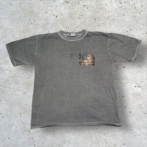 Crazy Shirts Hawaii American Flag Graphic T‑Shirt Gray Men’s Large L USA